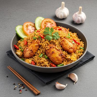 Fried Rice Chilli Garlic Non Veg